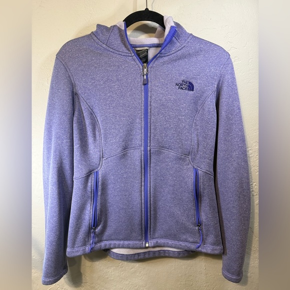 The North Face Tops - The North Face Women's Agave Full Zip hooded fleece jacket Medium